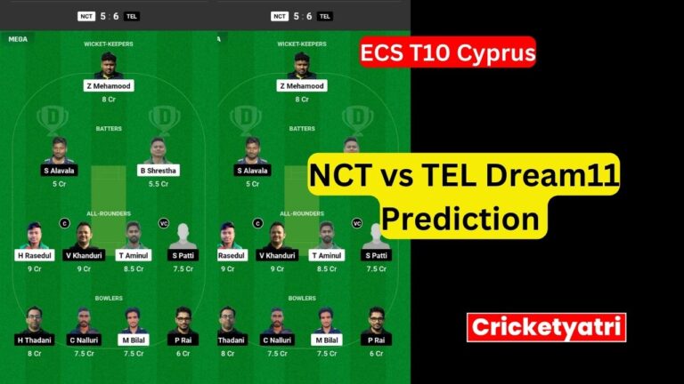 NCT vs TEL Dream11