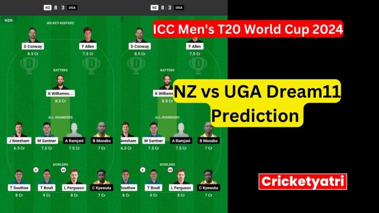 NZ vs UGA Dream11