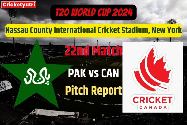 PAK vs CAN Pitch Report