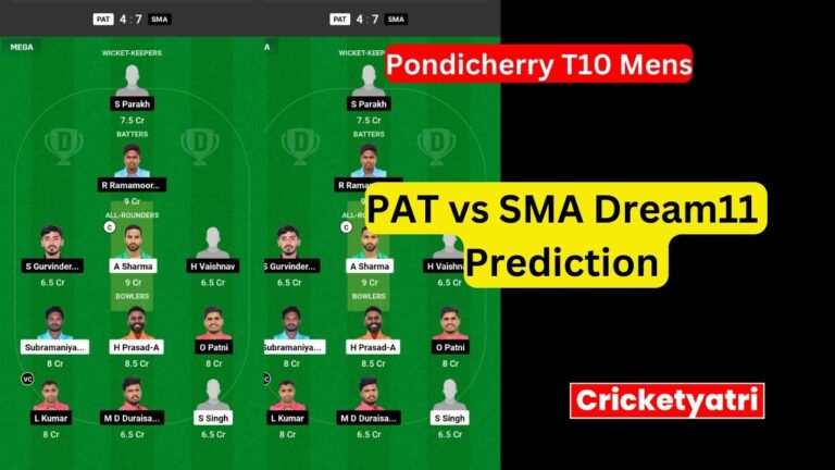 PAT vs SMA Dream11
