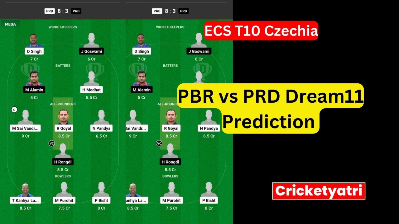 PBR vs PRD Dream11