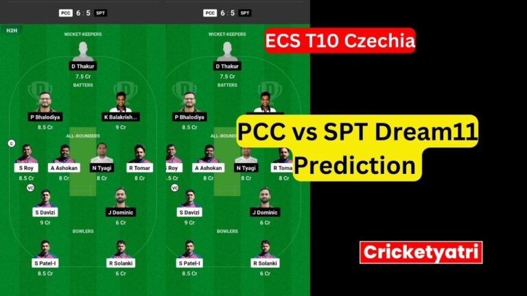 PCC vs SPT Dream11