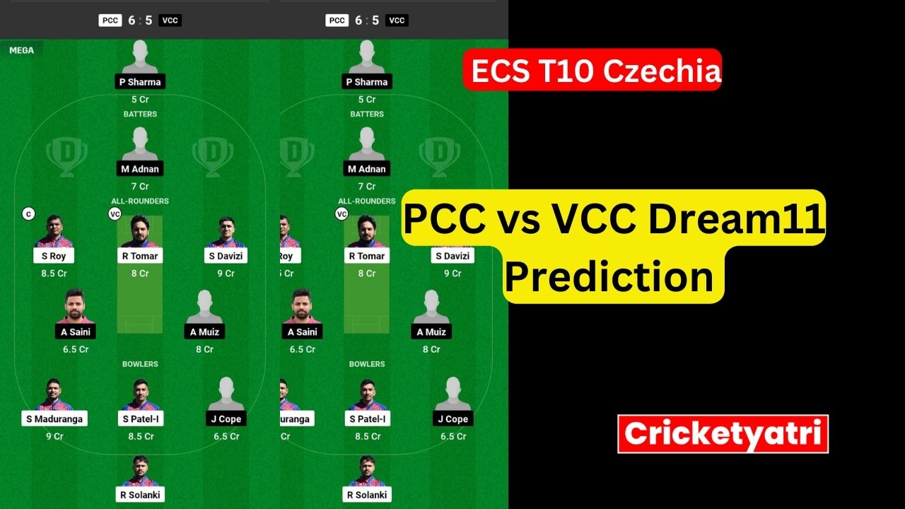 PCC vs VCC Dream11