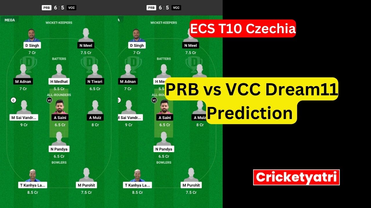 PRB vs VCC Dream11