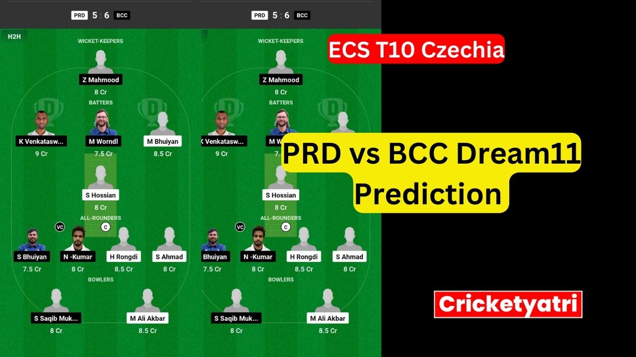 PRD vs BCC Dream11