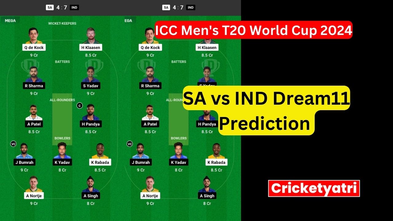 SA vs IND Dream11