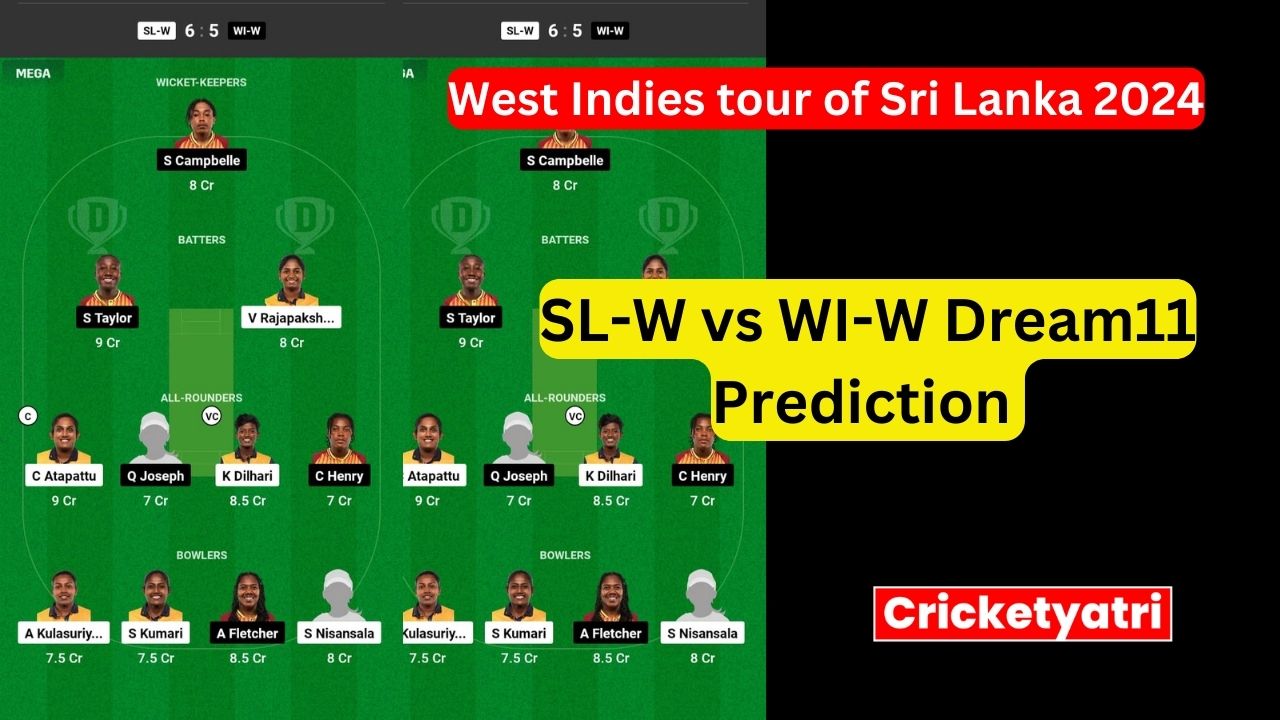 SL-W vs WI-W Dream11