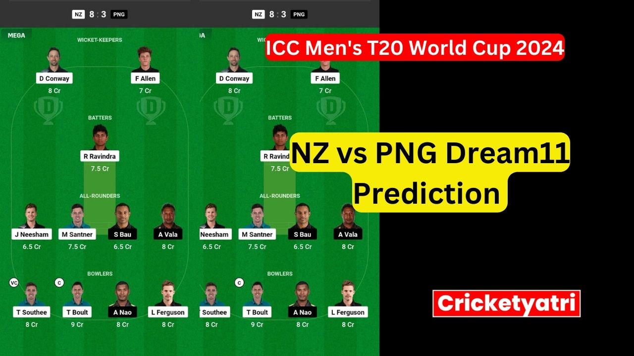 NZ vs PNG Dream11