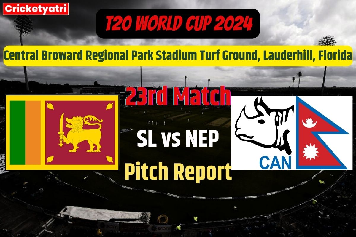 SL vs NEP Pitch Report