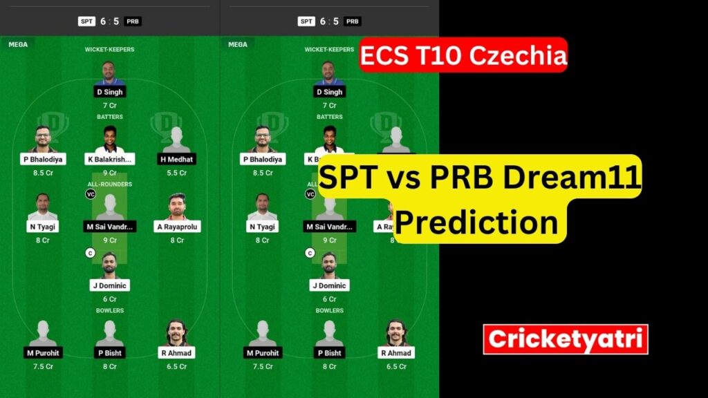 SPT vs PRB Dream11