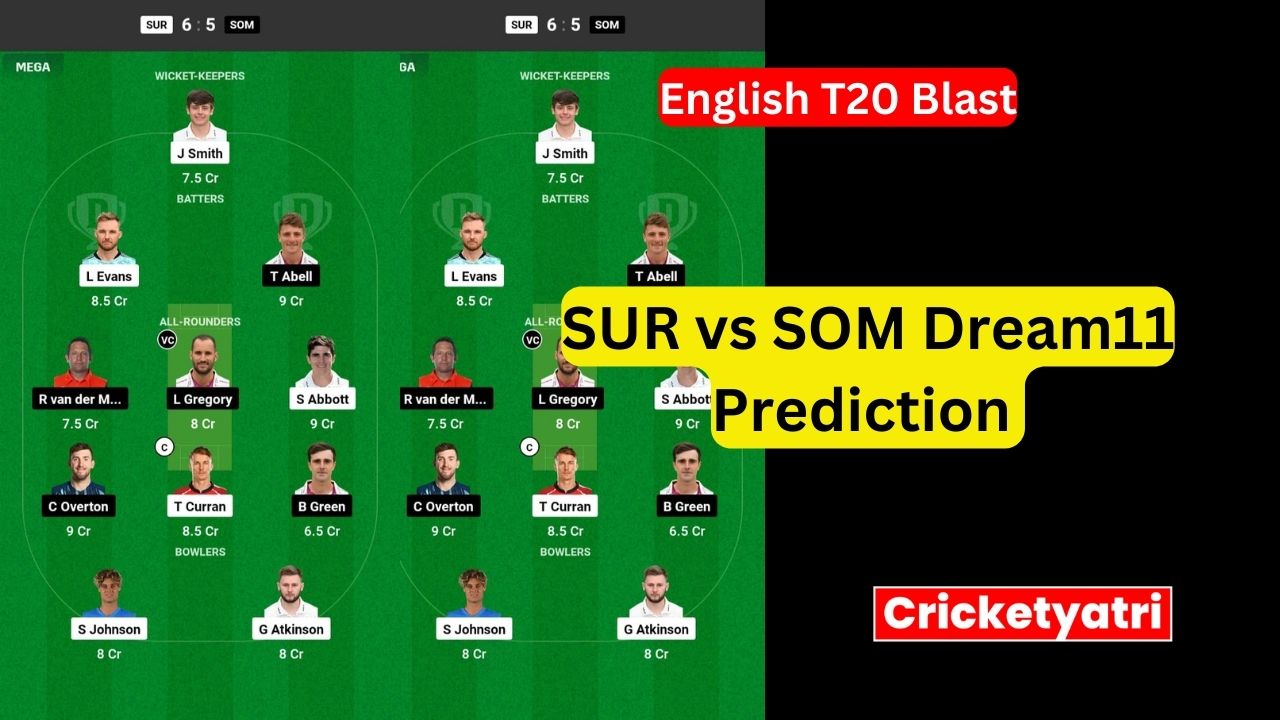 SUR vs SOM Dream11