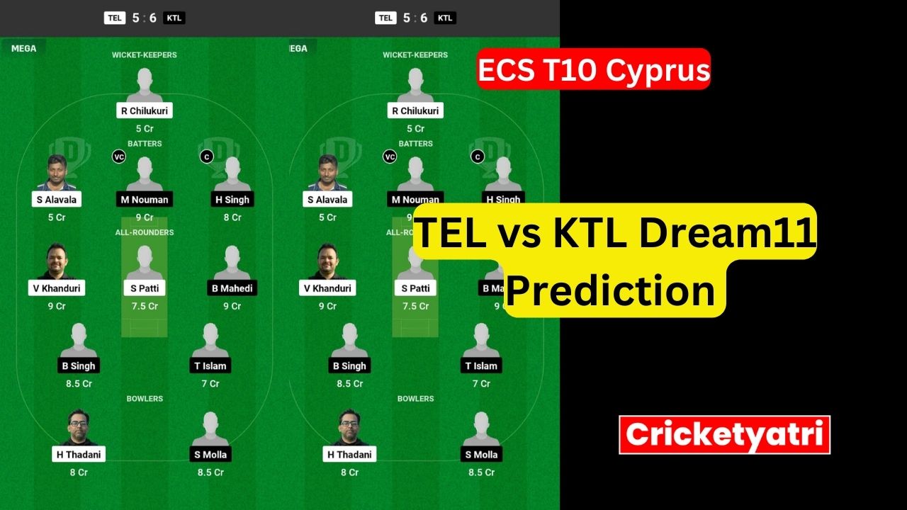 TEL vs KTL Dream11