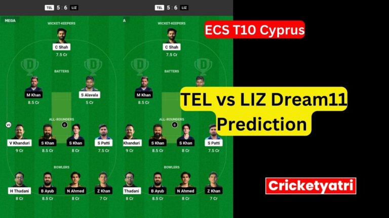 TEL vs LIZ Dream11