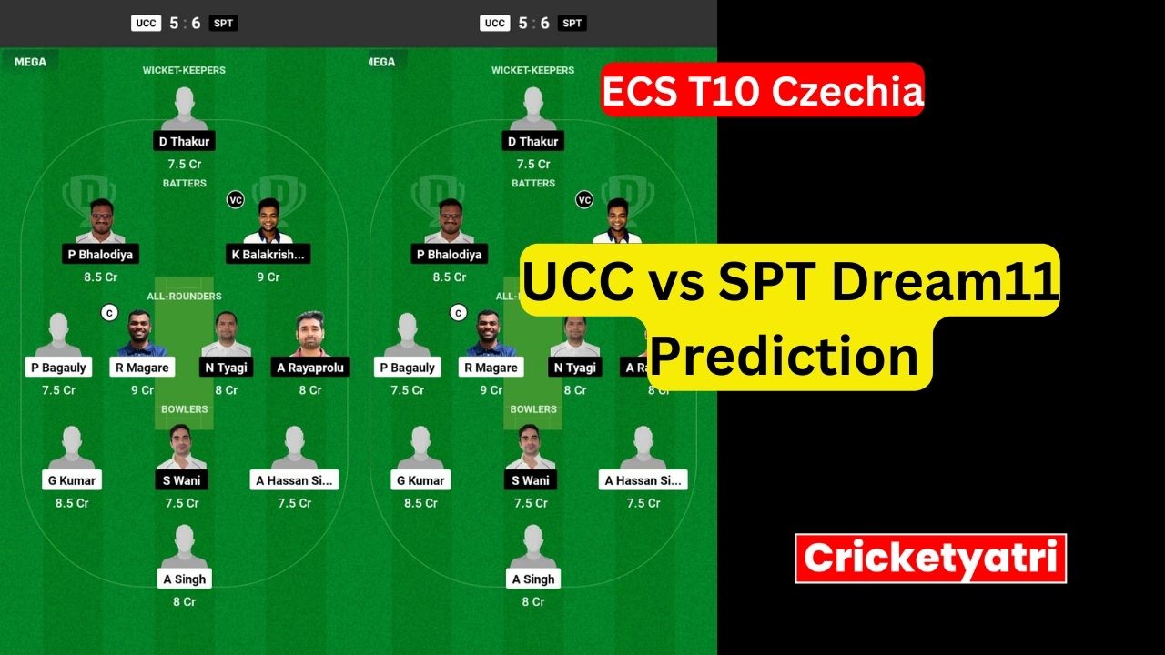 UCC vs SPT Dream11