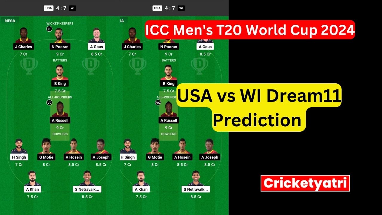 USA vs WI Dream11