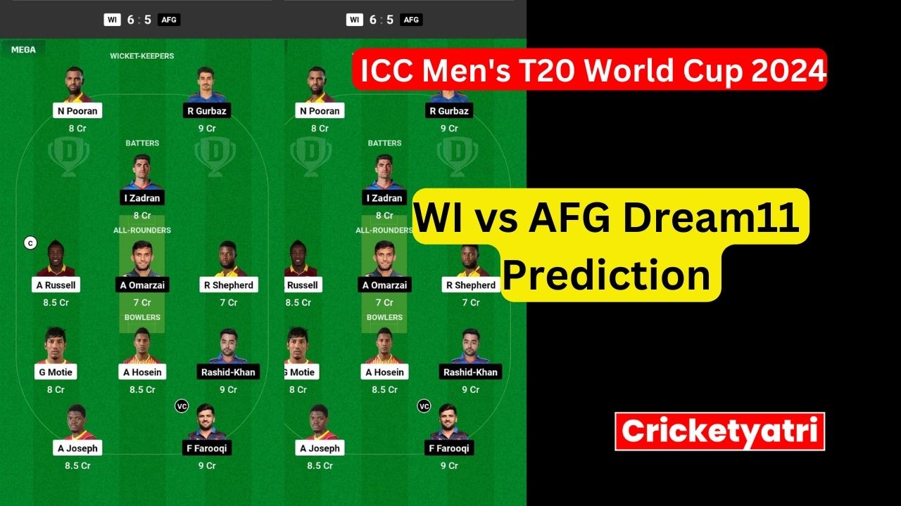 WI vs AFG Dream11