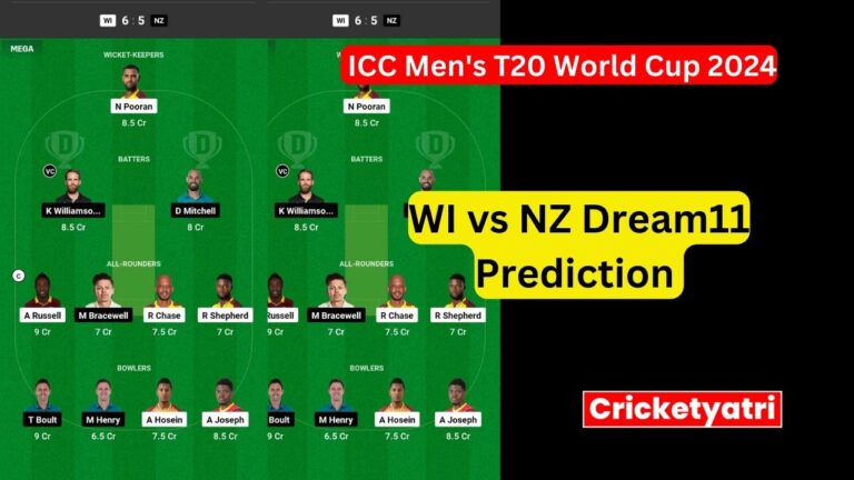 WI vs NZ Dream11