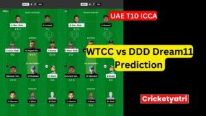 WTCC vs DDD Dream11