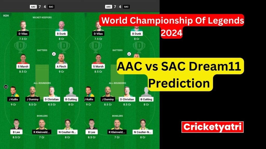 AAC vs SAC Dream11