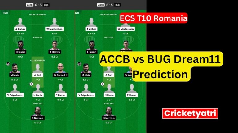 ACCB vs BUG Dream11