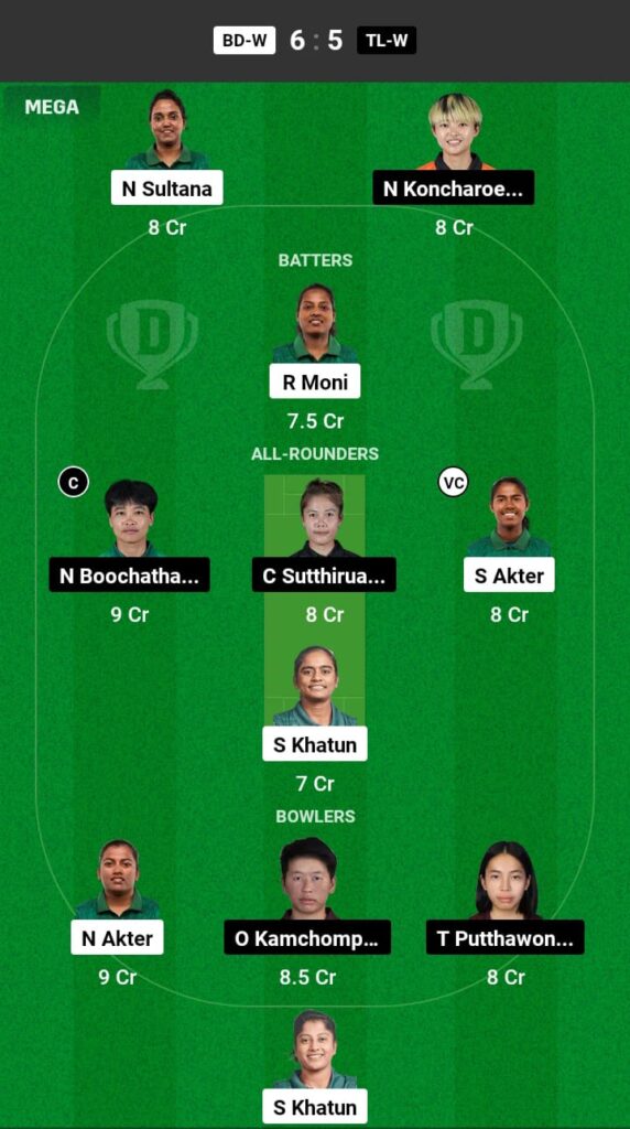 BAN-W vs TL-W Dream11