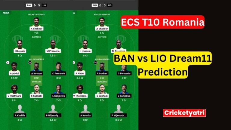 BAN vs LIO Dream11