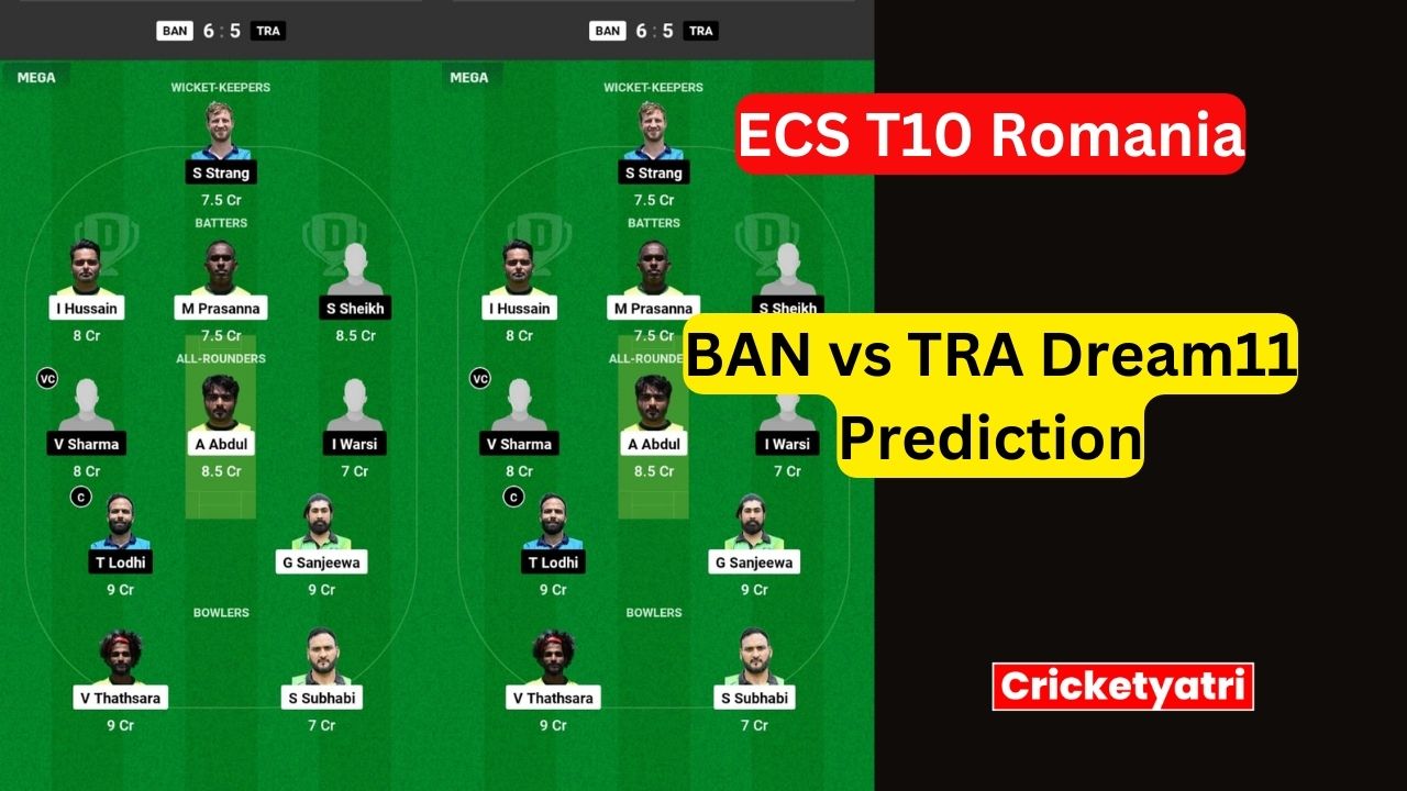 BAN vs TRA Dream11