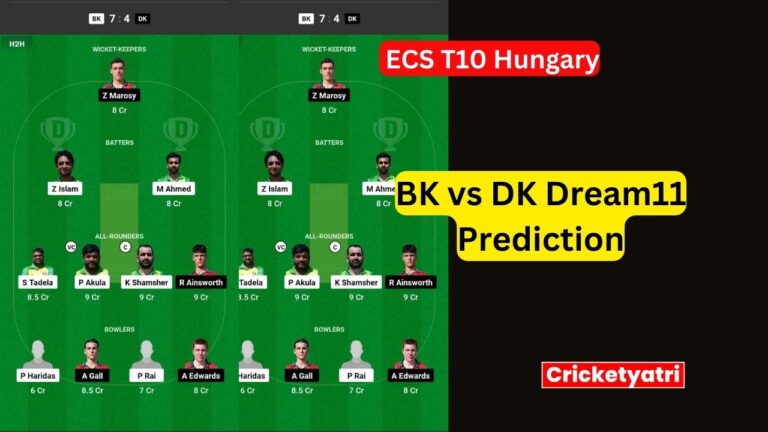 BK vs DK Dream11