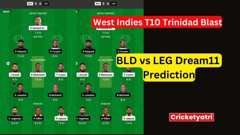 BLD vs LEG Dream11