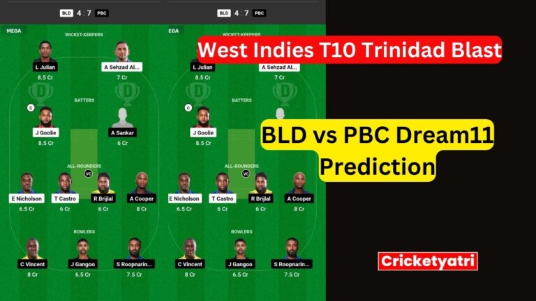 BLD vs PBC Dream11