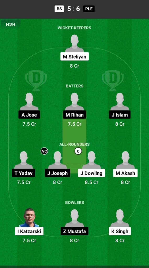 BS vs PLE Dream11 