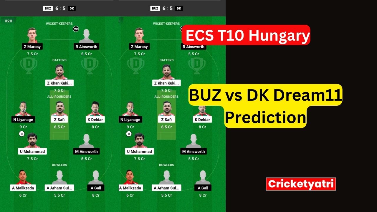 BUZ vs DK Dream11