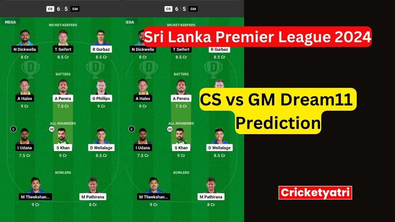 CS vs GM Dream11