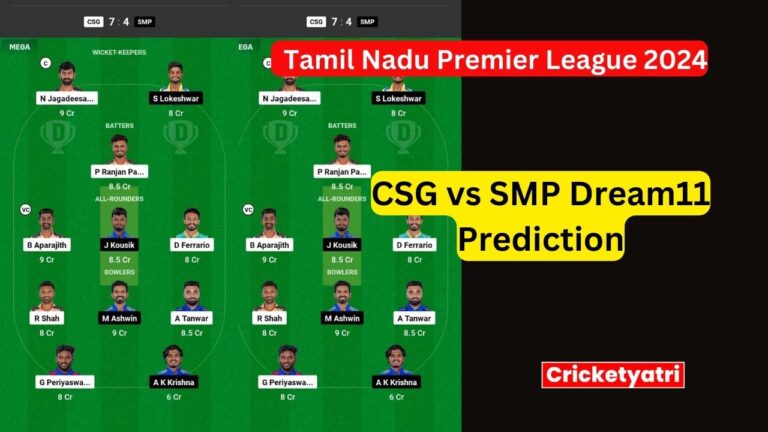 CSG vs SMP Dream11