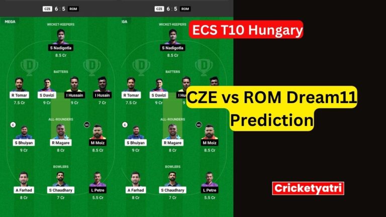 CZE vs ROM Dream11