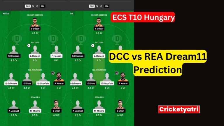 DCC vs REA Dream11