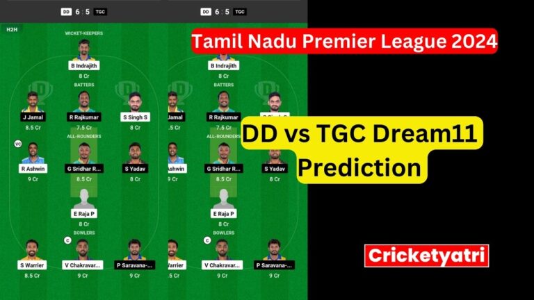 DD vs TGC Dream11