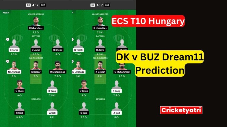 DK v BUZ Dream11