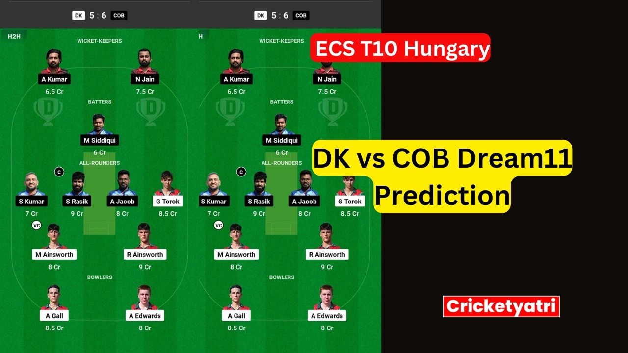 DK vs COB Dream11