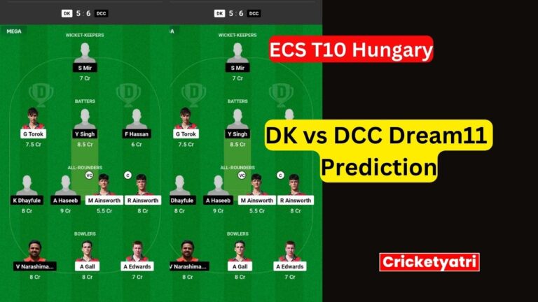 DK vs DCC Dream11