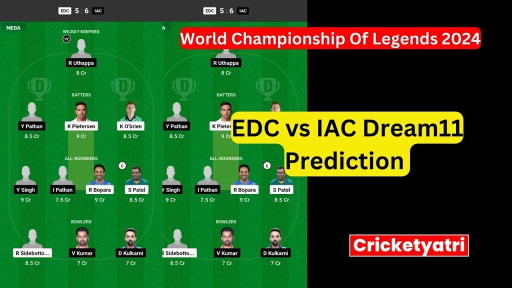 EDC vs IAC Dream11