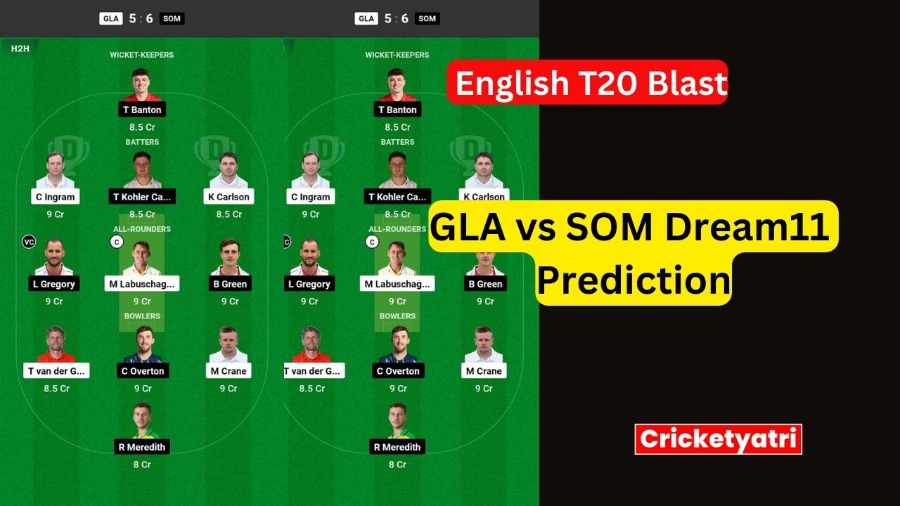 GLA vs SOM Dream11