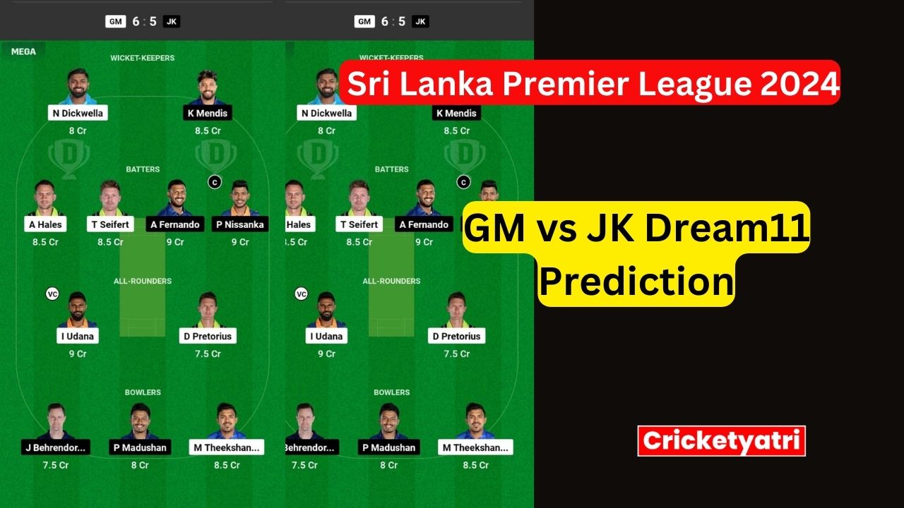 GM vs JK Dream11