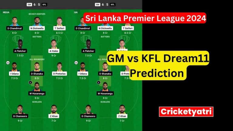 GM vs KFL Dream11