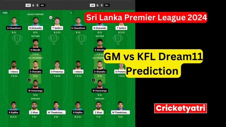 GM vs KFL Dream11