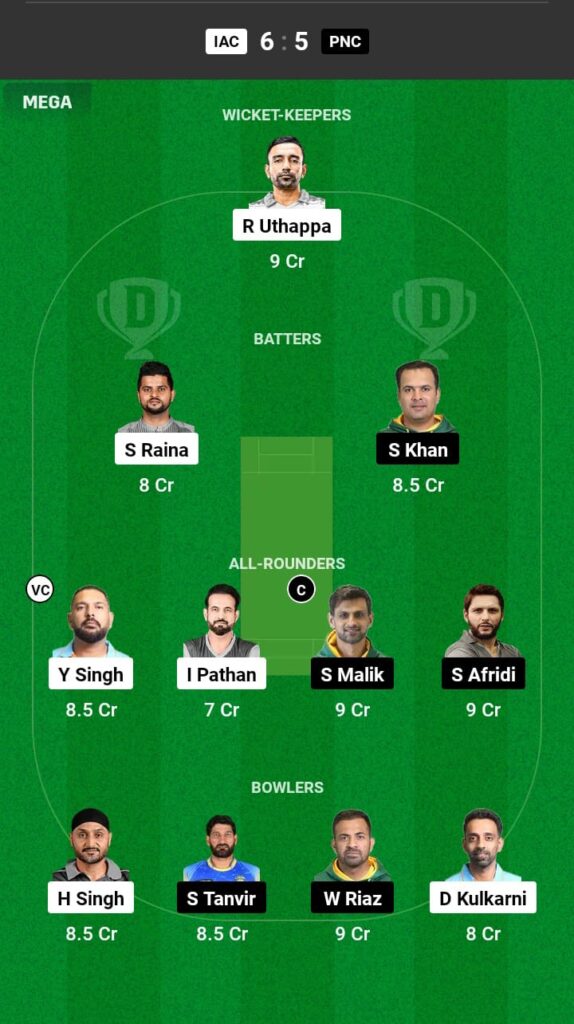 IAC vs PNC Dream11