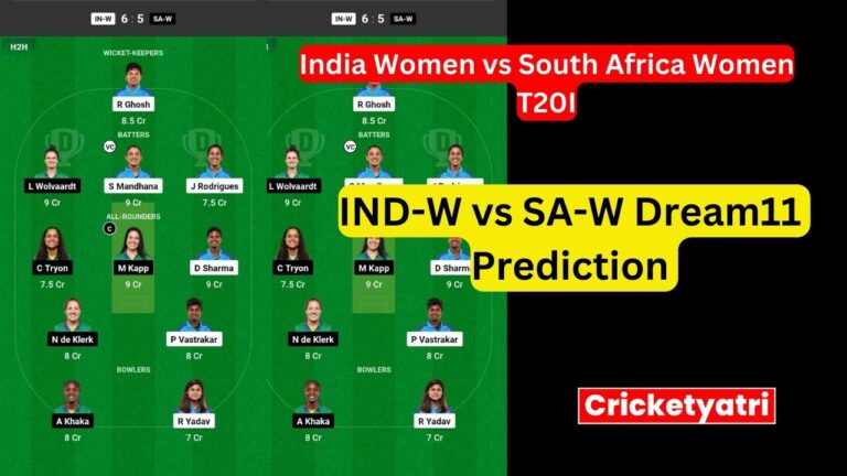 IND-W vs SA-W Dream11