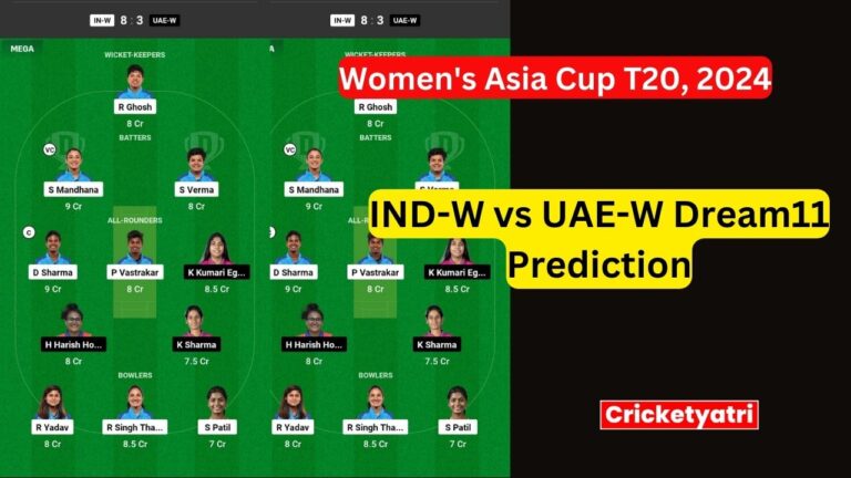 IND-W vs UAE-W Dream11