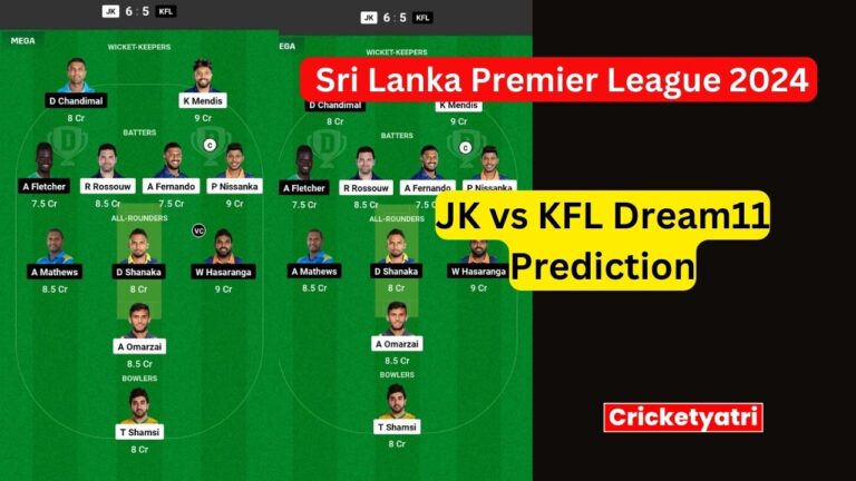 JK vs KFL Dream11