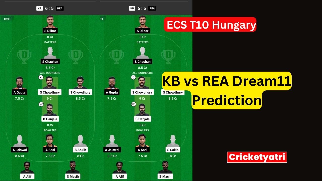 KB vs REA Dream11